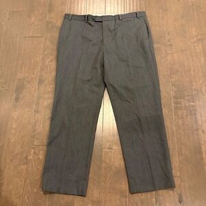 Brooks Brothers Madison Fit Gray Trousers Dress Pants 41x29.5 (Tag 42x30)